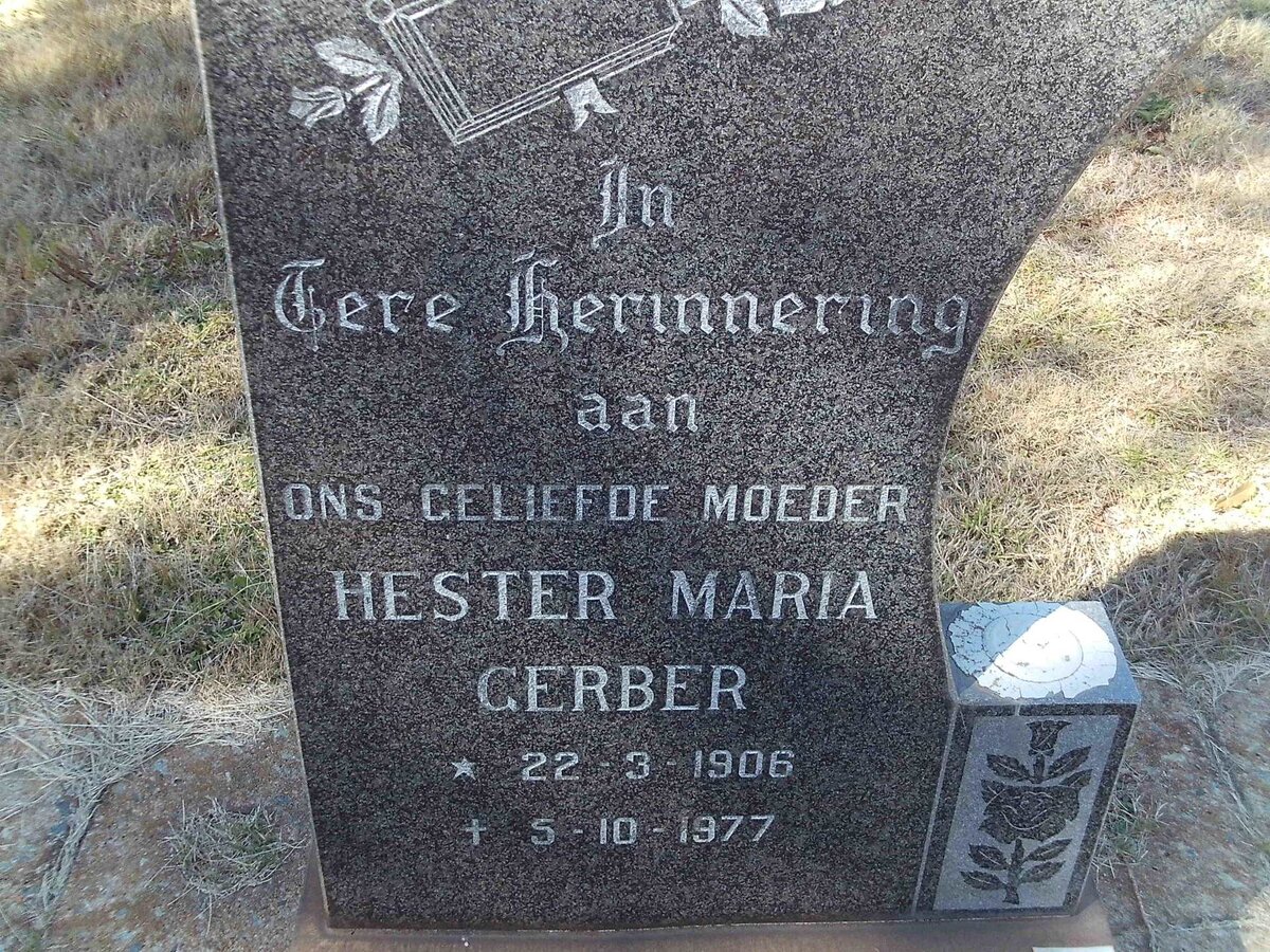GERBER Hester Maria 1906-1977