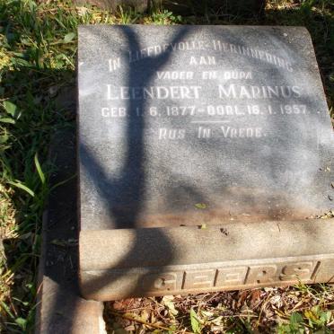 GEERS Leendert Marinus 1877-1957