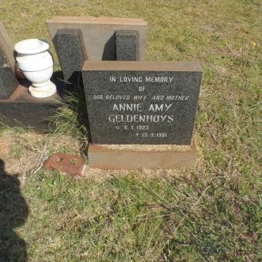 GELDENHUYS Annie Amy 1923-1981
