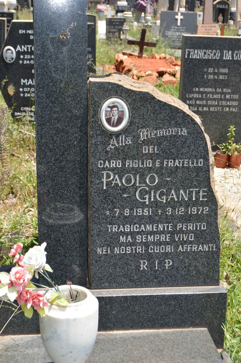 GIGANTE Paolo 1951-1972