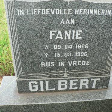 GILBERT Fanie 1926-1996