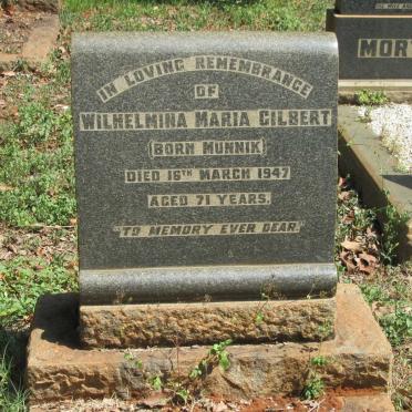GILBERT Wilhelmina Maria nee MUNNIK -1947