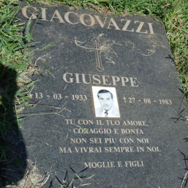 GIACOVAZZI Giuseppe 1933-1983