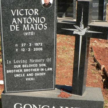 GONCALVES Victor Antonio de Matos 1972-2006