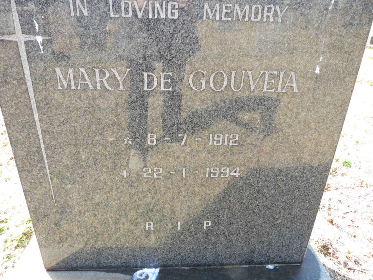 GOUVEIA Mary, de 1912-1994