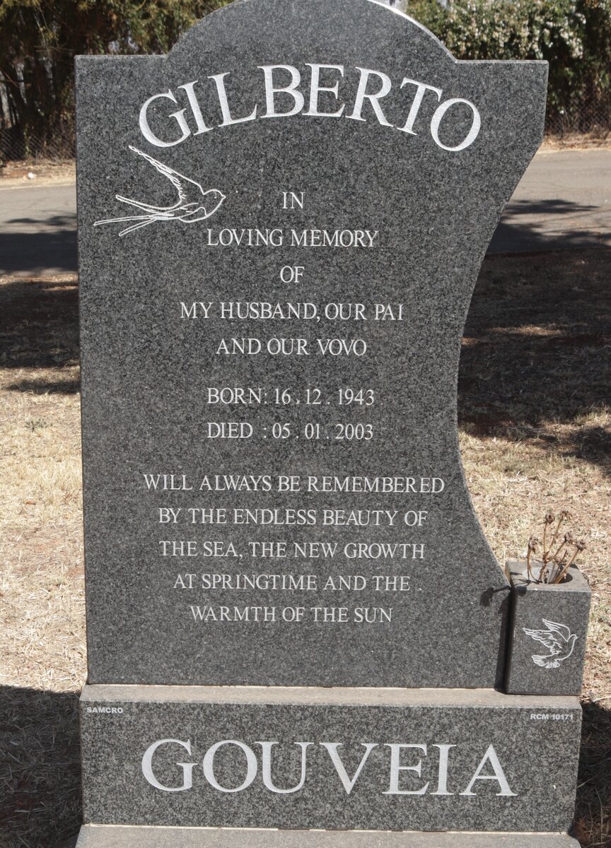GOUVEIA Gilberto 1943-2003