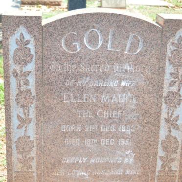 GOLD Ellen Maude 1893-1951