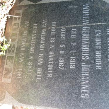 GOOSEN Willem Gerhardus Johannes 1919-1967