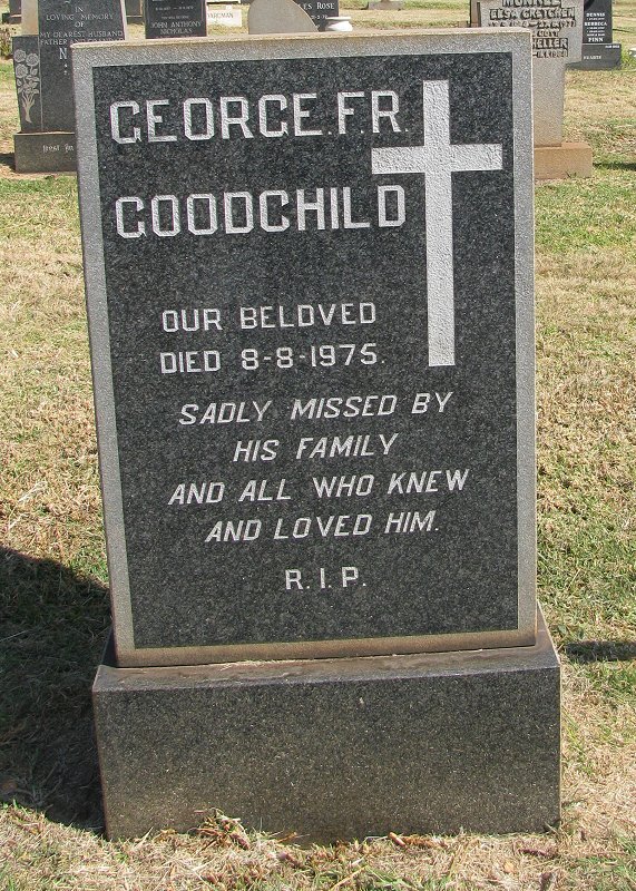 GOODCHILD George F.R. -1975