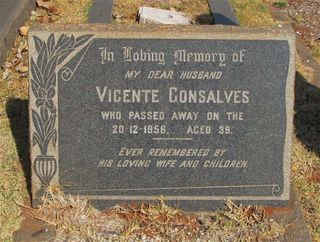 GONSALVES Vicente -1956