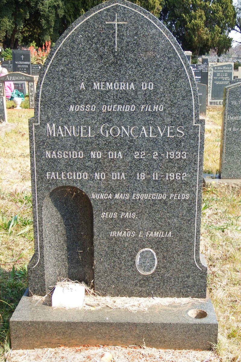 GONCALVES Manuel 1933-1962