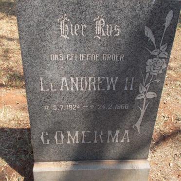 GOMERMA Le Andrew H. 1924-1968