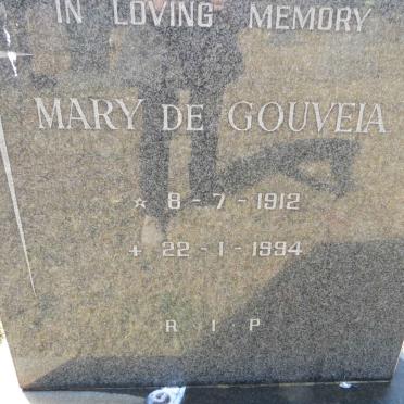 GOUVEIA Mary, de 1912-1994