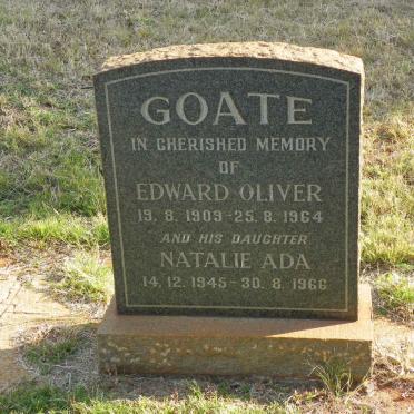 GOATE Edward Oliver 1909-1964 :: GOATE Natalie Ada 1945-1966