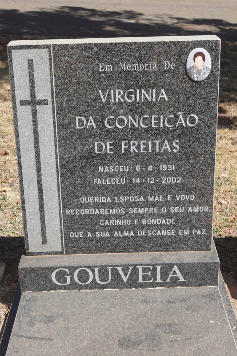 GOUVEIA Virginia Da Conceicao De Freitas 1931-2002