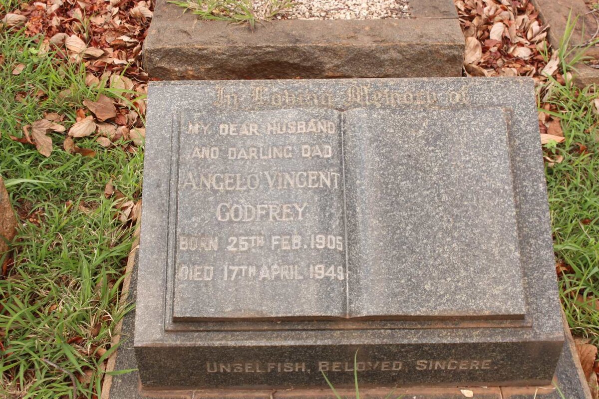 GODFREY Angelo Vincent 1905-1949