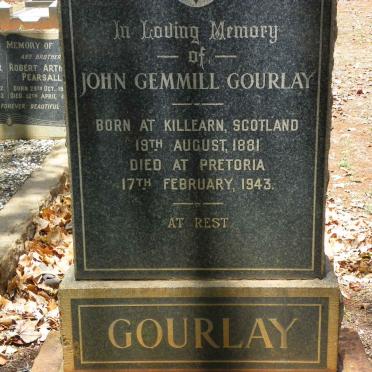 GOURLAY John Gemmill 1881-1943