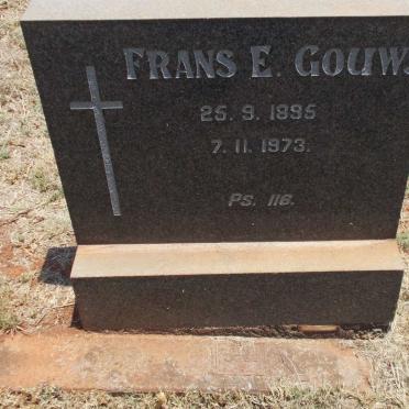 GOUWS Frans E. 1895-1973