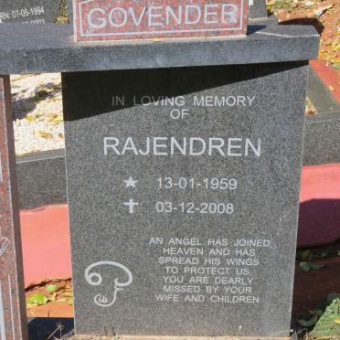 GOVENDER Rajendren 1959-2008