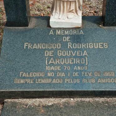 GOUVEIA Francisco Rodrigues, de -1959