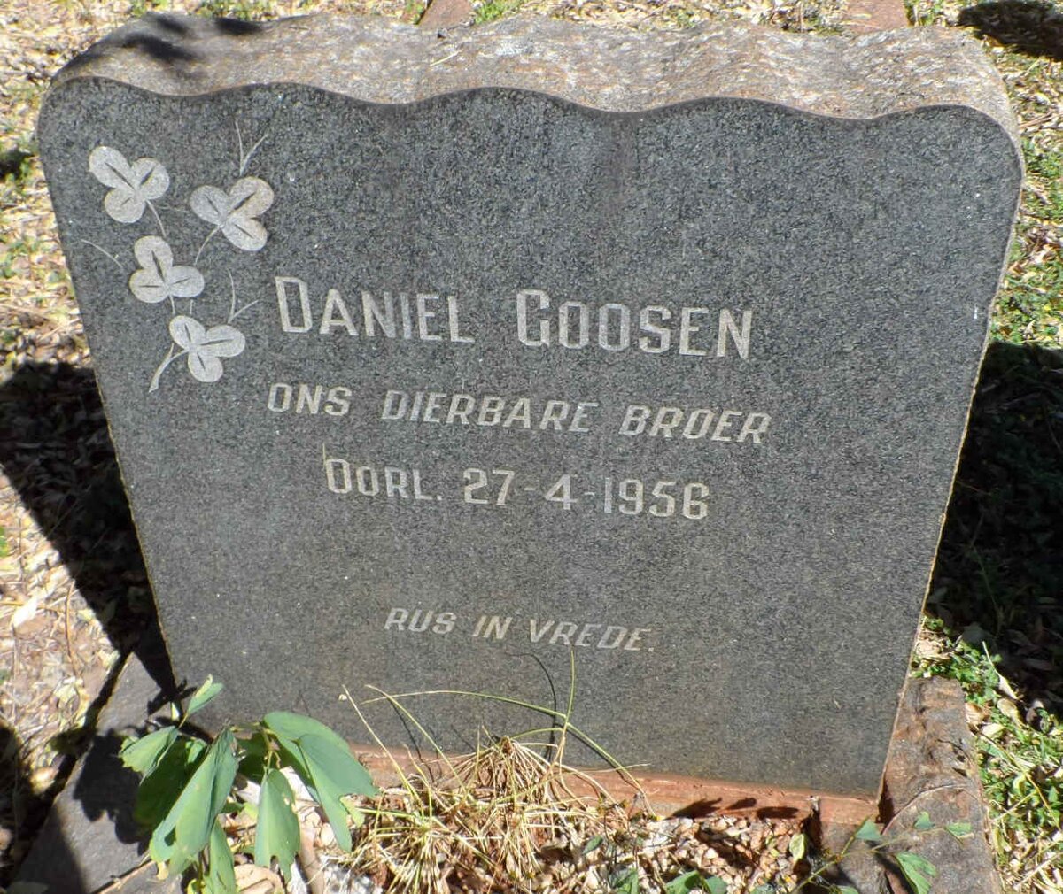GOOSEN Daniel -1956
