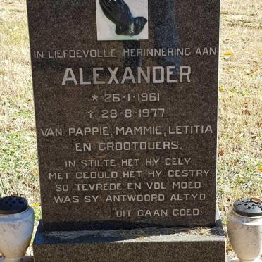 GOSS Alexander 1961-1977