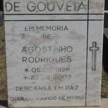 GOUVEIA Agostinho Rodrigues, de 1926-2003