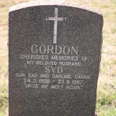 GORDON Syd 1908-1967