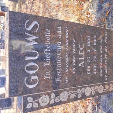 GOUWS Alec 1908-1964