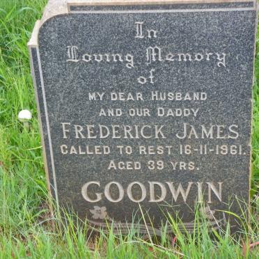 GOODWIN Frederick James -1961