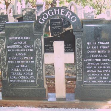 GOGHERO Teobaldo 1896-1956 &amp; Domenica Mosca 1899-1983