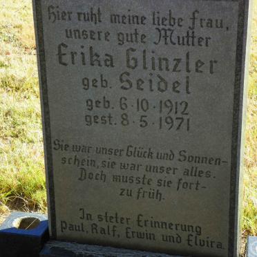 GRINZLER Erika nee SEIDEL 1912-1971