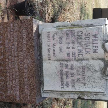 GREYLING Willem Schalk 1925-1963