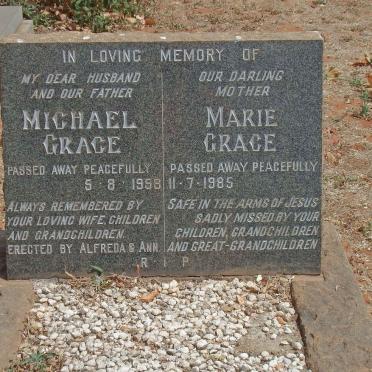 GRACE Michael -1958 &amp; Marie -1985