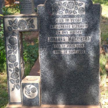 GROBLER Johanna Magrietha 1908-1955