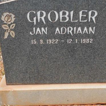 GROBLER Jan Adriaan 1922-1982