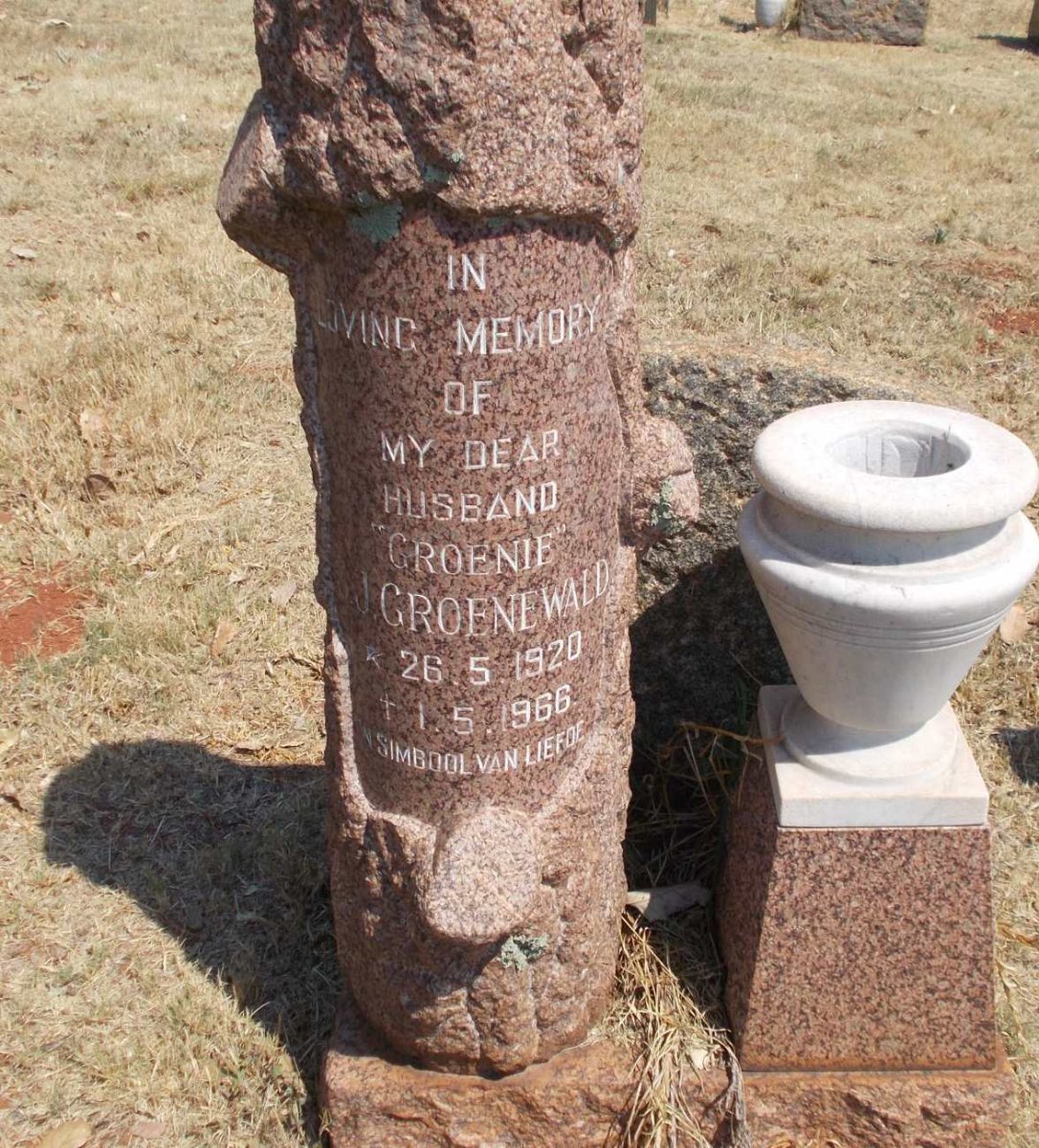 GROENEWALD J. 1920-1966