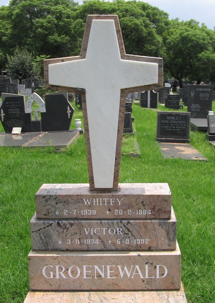 GROENEWALD Whitey 1939-1984 :: GROENEWALD Victor 1974-1992