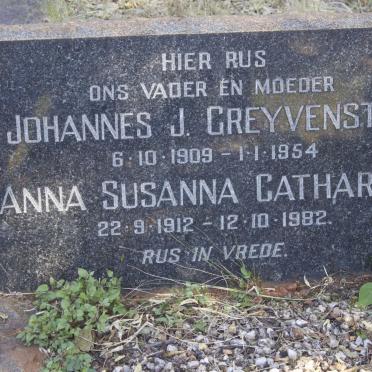 GREYVENSTEIN Johannes J. 1909-1954 &amp; Anna Susanna Catharina 1912-1982