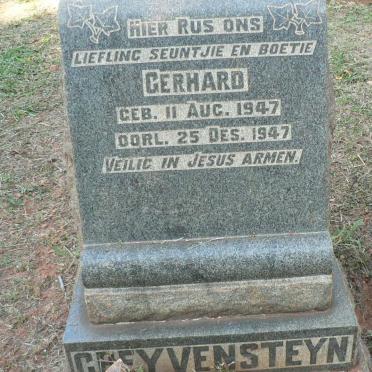 GREYVENSTEYN Gerhard 1947-1947