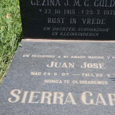 GULDIE Gezina J.M.G. 1915-1971 :: SIERRA GARCIA Juan Jose 1937-1976