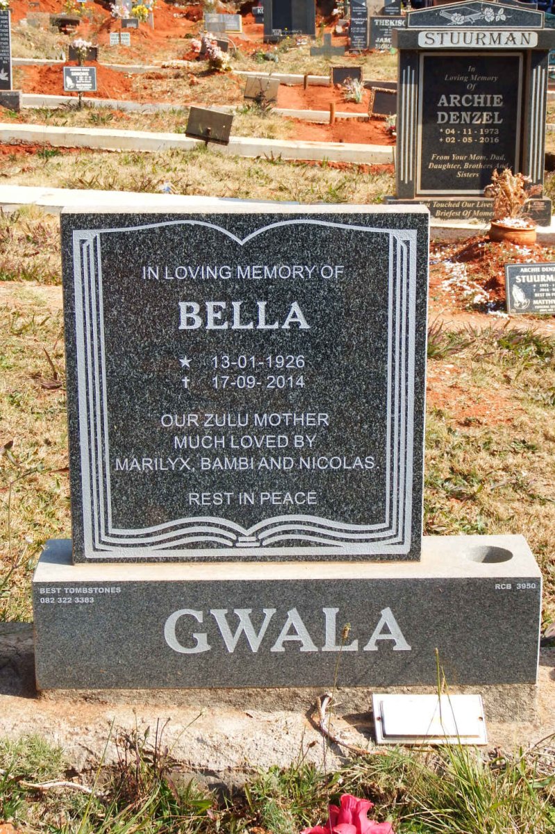 GWALA Bella 1926-2014