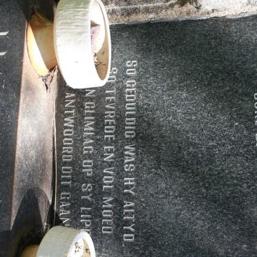 HARMSE Albertus Johannes 1904-1966