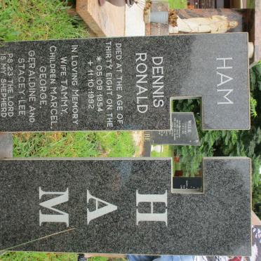 HAM Dennis Ronald 1954-1992