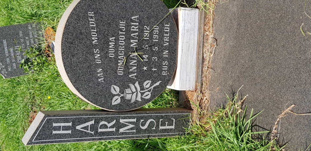 HARMSE Anna Maria 1912-1990