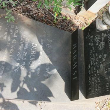 HARMSE Christiaan Jacobus 1921-1971 &amp; Debora 1925-1984