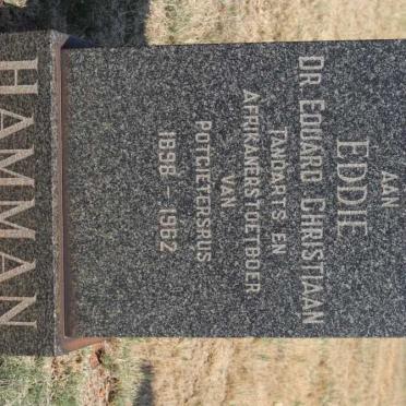 HAMMAN Eduard Christiaan 1898-1962