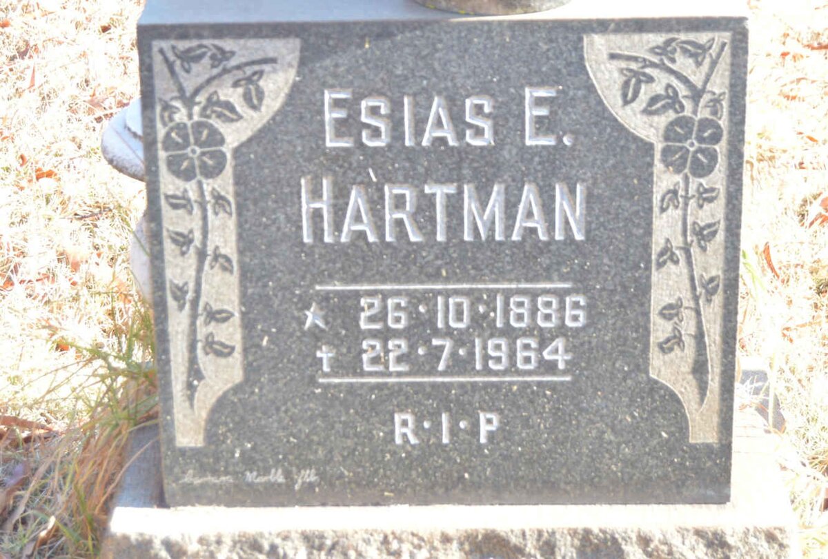 HARTMAN Esias E. 1886-1964