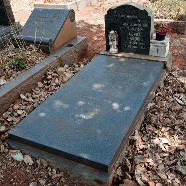 HARDING Mabel Florence nee BROOKS 1926-1988 :: HARDING Timothy Nevill 1953-1958