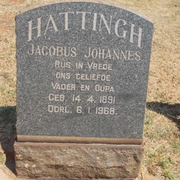 HATTINGH Jacobus Johannes 1891-1968